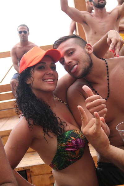 Cyan Beach Bar on Sunday